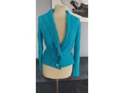 Czar r.10/38 m sweter stan bdb wiązany guzik hit!