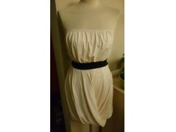 Gina tricot r.6/34 xs sukienka bez ramiączek mini
