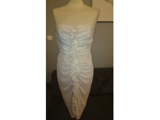 Orsay r.10/38 m sukienka nowa zamek falbana mini