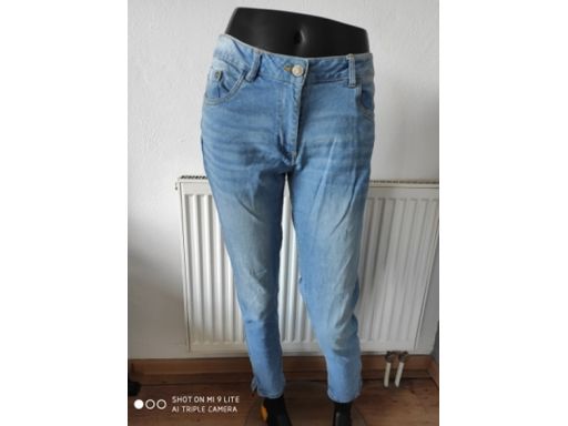 Everyday wear r.12/40 l jeansy spodnie zamki hit!
