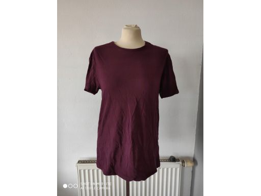 Zara r.14/42 xl t-shirt stan bdb bordowy damski