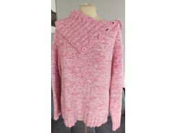 Karen scott r.12/40 l sweter nowy bawełna guziki