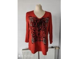 Gerry weber r.14/42 xl bluzka sbdb tygrys rękaw3/4