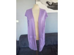 Sweter r.54/56 narzuta nowa luźna fiolet hit!