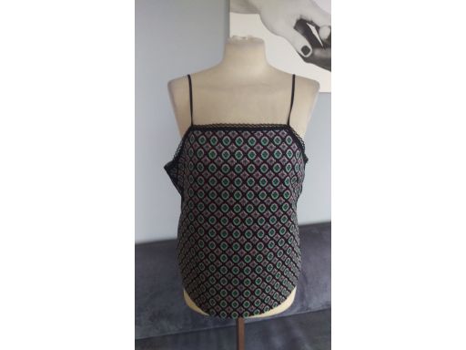 Zara r.12/40 l top nowy ramiączka koronka hit!