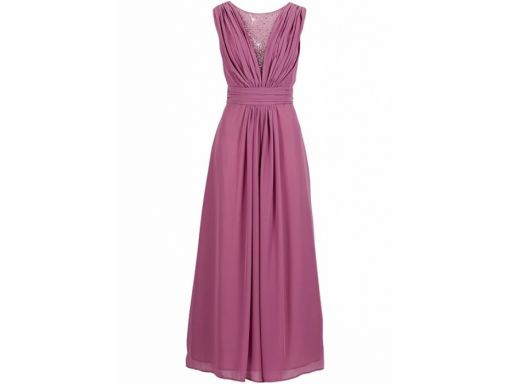 B.p.c fioletowa sukienka długa r.36