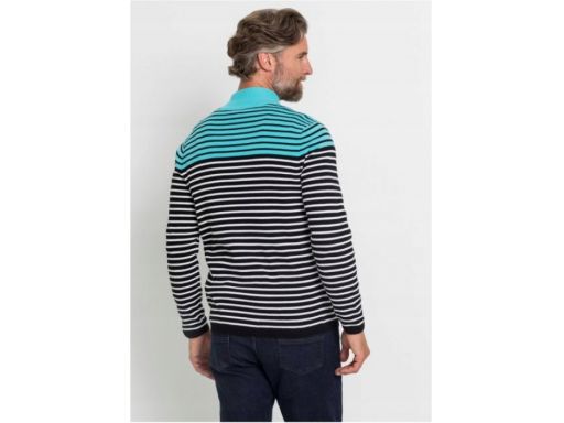 *b.p.c męski sweter w paski r.l