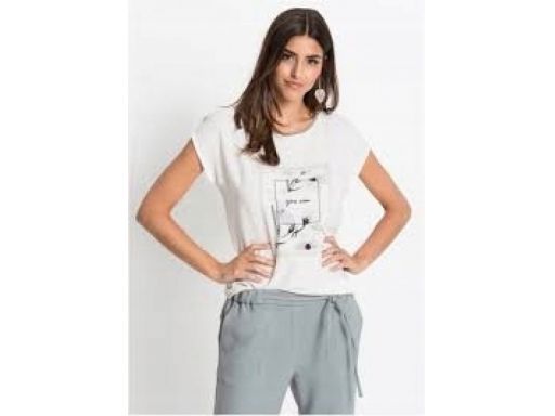 *b.p.c bluzka t-shirt z nadrukiem ^48/50