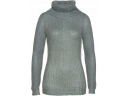 B.p.c sweter z golfem zielony *52/54