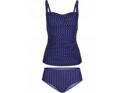 B.p.c tankini granatowe w groszki *52 (105c)