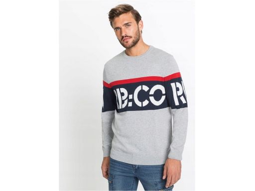*b.p.c sweter męski ze wzorem xxl