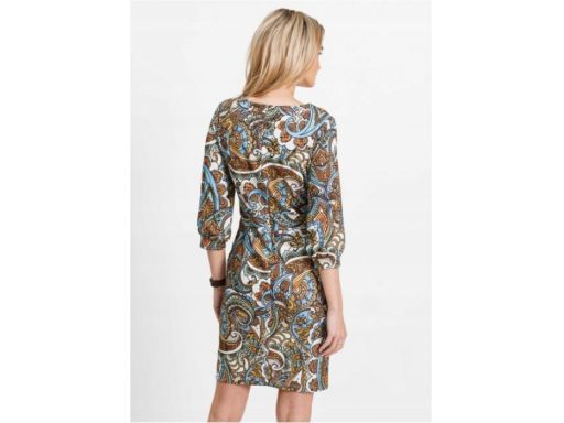 *b.p.c sukienka w kolorowe wzory r.36/38