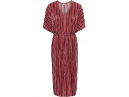 B.p.c sukienka czerwona w paski: r. 48