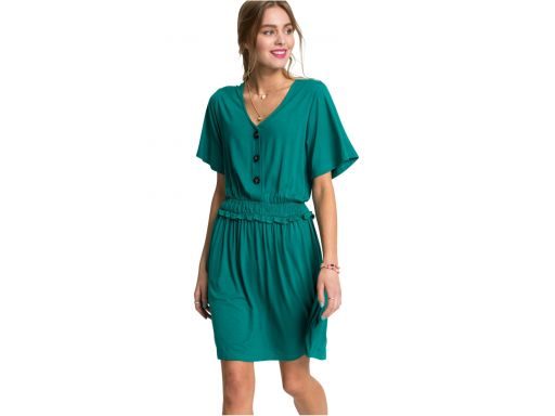 *b.p.c zielona sukienka shirtowa 40/42.