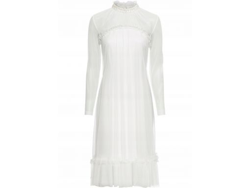 B.p.c sukienka koktajlowa biała: r. 40/42