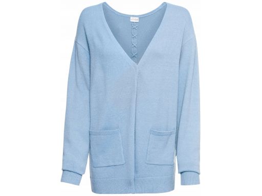B.p.c niebieski sweter narzutka damski 32/34.