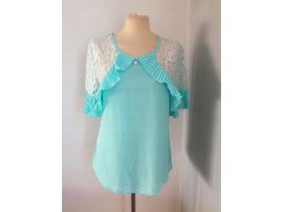 J&x r.38/40 bluzka nowa elegancka koronka hit!