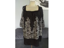 Marc lauge r.20/48 4xl bluzka kwiaty guziki s.bdb