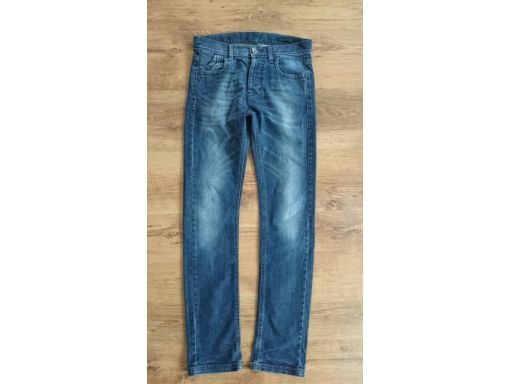 Benetton skinny r. s, w 28, jeansy rurki stan bdb