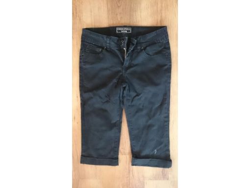 Denim original r.6/34 xs spodnie rybaczki bawełna