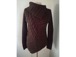 Sweter r.38/40 stan bdb asymetryczny gruby hit!