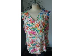 Clair de lune r.18/46 3xl bluzka nowa kwiaty