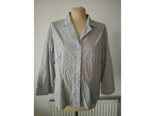 Laura ashley r.16/44 xxl koszula s.bdb kwiaty hit!