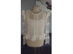 Vila r.12/40 l bluzka nowa elegancka koronka hit!