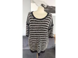 Quiz r.12/40 l sweter stan bdb paski cekiny modny