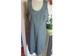 Peppercorn r.14/42 xl sukienka szara podszewka