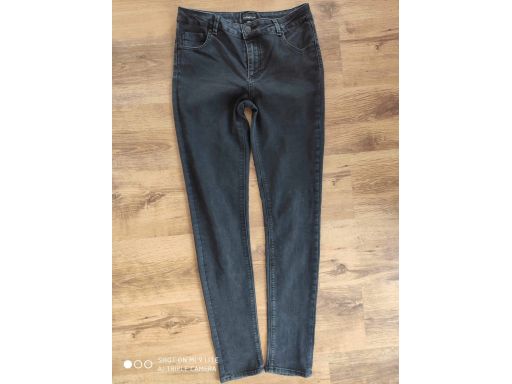 Ware denim r. 40 uk12 spodnie rurki czarne damskie