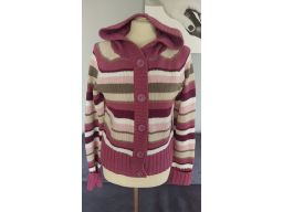 Dunnes stores r.42/44 sweter stan bdb paski kaptur