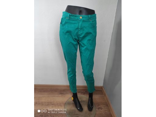 Lindex r.14/42 xl jeansy s.bdb spodnie rurki zamki