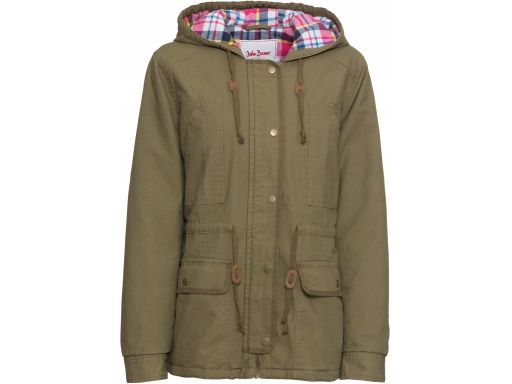 B.p.c kurtka parka zielona krateczka 40