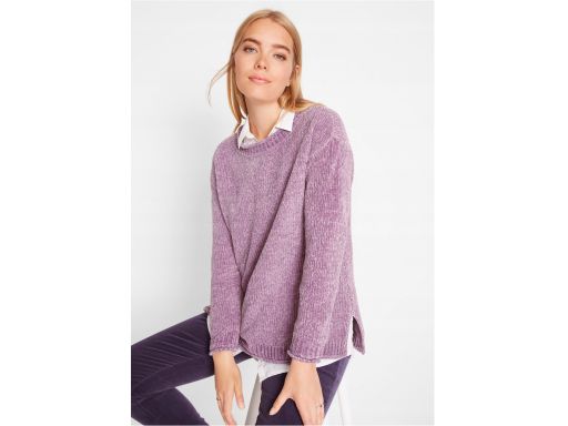 B.p.c miękki sweter fioletowy damski 40/42.