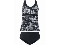 B.p.c tankini czarno- białe *46