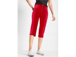 B.p.c jeansy damskie capri czerwone rybaczki *42