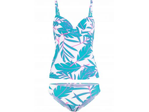 B.p.c tankini z fiszbinami z nadrukiem *44 (85d)