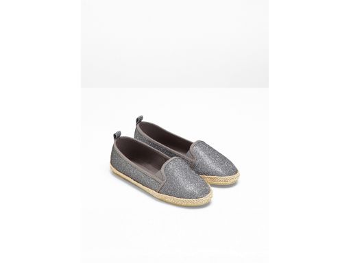 B.p.c espadryle ze srebrną nitką r.36