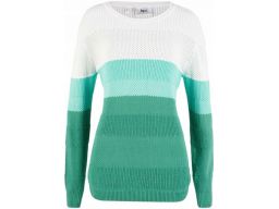 *b.p.c sweter z bawełny w pasy r.48/50