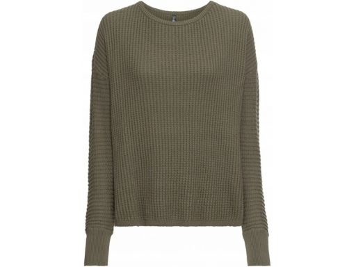 B.p.c sweter prążkowany khaki r.44/46