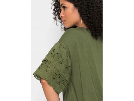 B.p.c bluzka khaki z krótkim rękawem 40/42.