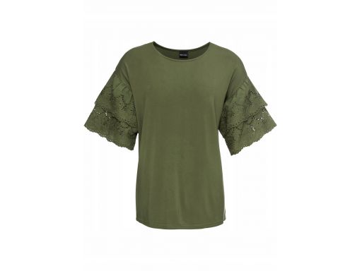 B.p.c bluzka khaki z krótkim rękawem 40/42.