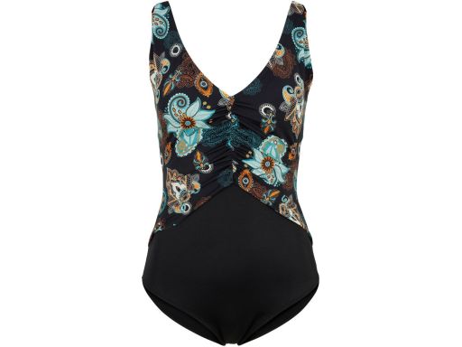 B.P.C kostium jednoczęściowy czarny ze wzorem ^46