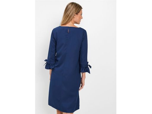 B.P.C sukienka szyfonowa granatowa 38.