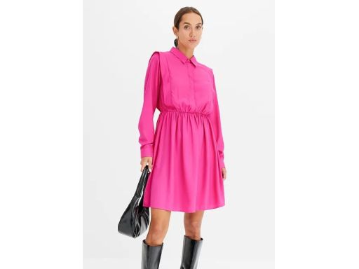B.P.C sukienka koszulowa różowa 46.