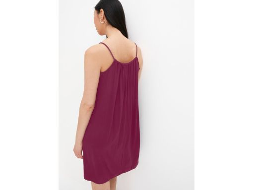 B.P.C letnia sukienka na ramiączka fiolet jeżynowy 36/38.