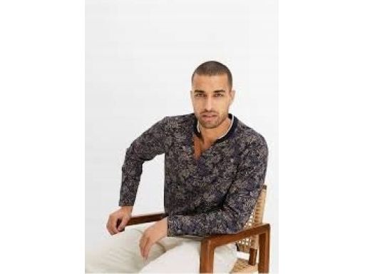 B.P.C bluzka męska długi rękaw we wzory bawełniana ^68/70, 4XL