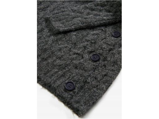 B.P.C sukienka dzianinowa szara z guzikami r.36/38