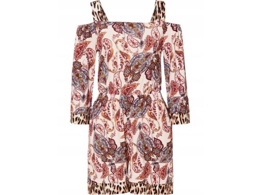 B.P.C Krótki kombinezon różowy wzorzysty ^36/38